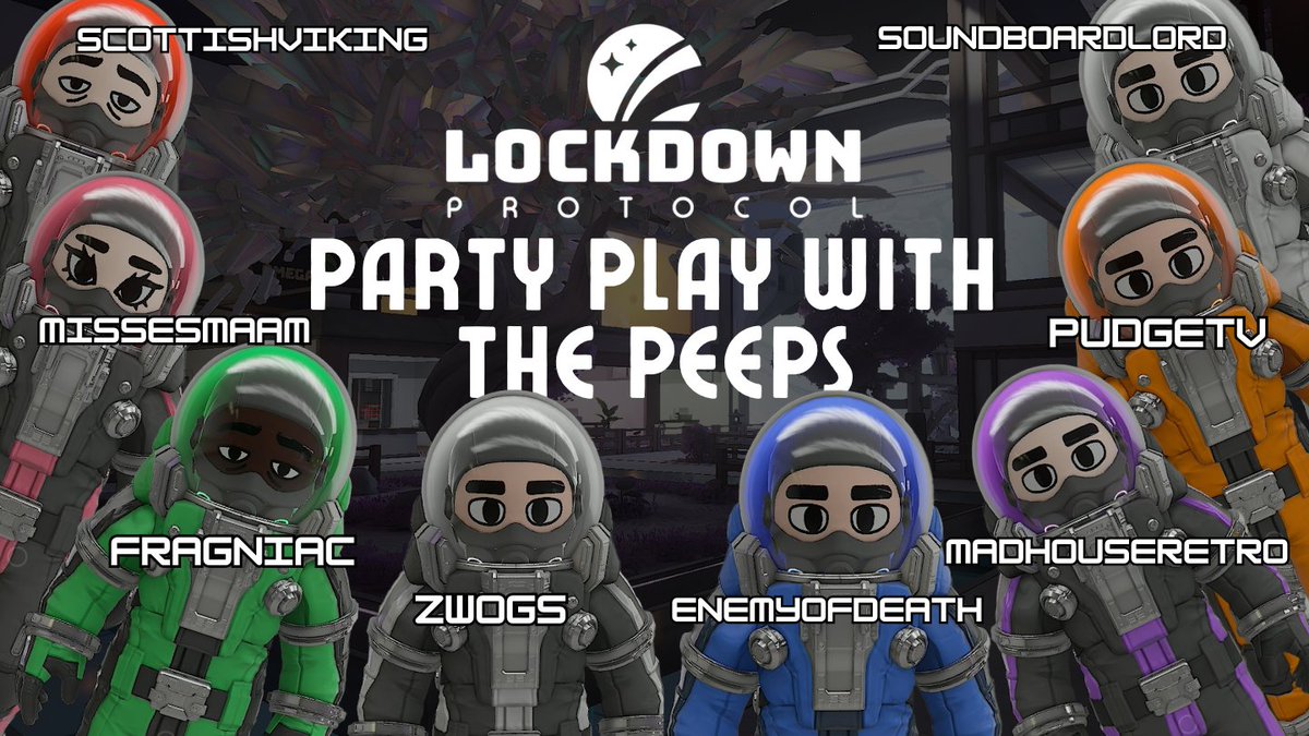 ZWOGs (@zwogsofficial) on Twitter photo TONIGHT at 7pm EST, we are having another #LockdownProtocol session with this group of incredible people! <a href="/Fragniac/">Fragniac ๐ฎ ๐</a> <a href="/MissesMaam999/">MissesMa'am</a> <a href="/SoundBoardLord/">Casey</a> <a href="/UnclePudge_/">PudgeTV</a> <a href="/madhouseretro1/">MadHouseRetro Gaming</a> <a href="/brianleemallory/">ScottishViking</a> and <a href="/ENEMYOFDEATH12/">ENEMYOFDEATH2012</a> (EOD) who set this whole thing up!! Watch the fun here: TONIGHT at 7pm EST, we are having another #LockdownProtocol session with this group of incredible people! <a href="/Fragniac/">Fragniac ๐ฎ ๐</a> <a href="/MissesMaam999/">MissesMa'am</a> <a href="/SoundBoardLord/">Casey</a> <a href="/UnclePudge_/">PudgeTV</a> <a href="/madhouseretro1/">MadHouseRetro Gaming</a> <a href="/brianleemallory/">ScottishViking</a> and <a href="/ENEMYOFDEATH12/">ENEMYOFDEATH2012</a> (EOD) who set this whole thing up!! Watch the fun here:
