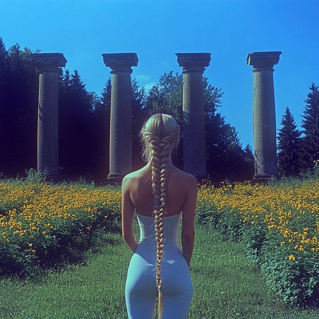 This beautiful White women is surveying the land built by her ancesters for her &amp; her family.👊🏻

We must fight to protect n our heritage &amp; preserve our White race of diverse people. 🤍⚘️

White people are irreplaceable. ⚘️