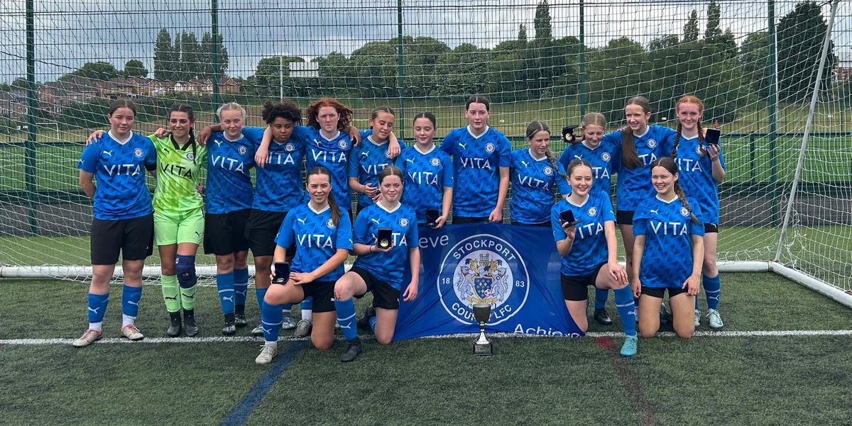 Stockport County Ladies FC (@scladiesfc) on Twitter photo They’ve done it! Our U15’s are <a href="/Cheshire_FA/">Cheshire Football Association</a> Cup Champions! 🥇
Congratulations, Girls! 🤩 Yet another trophy to add to the 24/25 trophy cabinet for County Ladies! 🏆
#StockportCounty They’ve done it! Our U15’s are <a href="/Cheshire_FA/">Cheshire Football Association</a> Cup Champions! 🥇
Congratulations, Girls! 🤩 Yet another trophy to add to the 24/25 trophy cabinet for County Ladies! 🏆
#StockportCounty