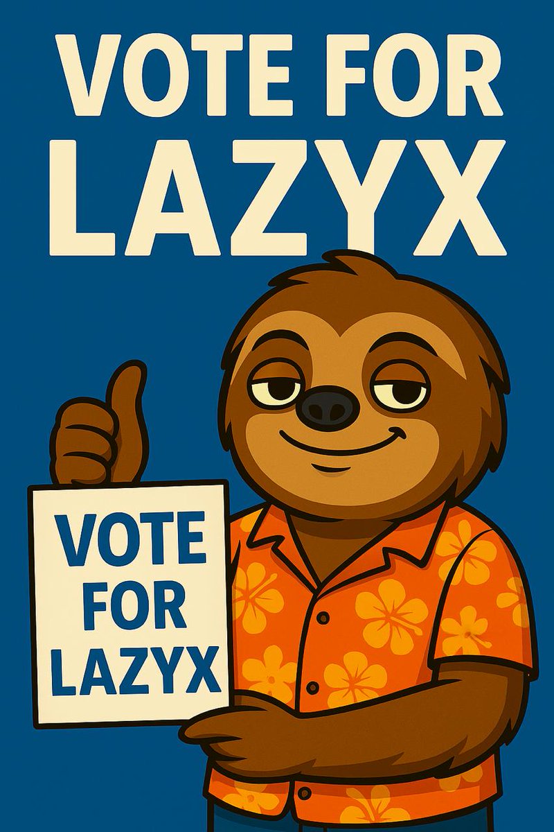 🚨 VOTE FOR LAZYX! 🚨
It’s 100% free – just one click!

✅ Support the LazyX fam
✅ Show the XRP spirit
✅ Takes 5 seconds!

🔗 Vote here: coinmun.com/coins/lazyx
💬 Join the movement: t.me/Lazycoinxrp

Let’s push LazyX to the top together! 💪🌊 #CoinMun #XRPL