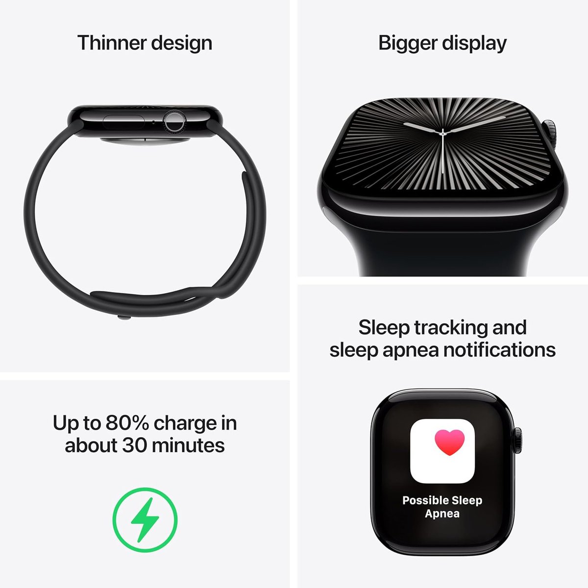 spieltimes's tweet photo. 40% OFF — Apple Watch Series 10 [GPS + Cellular 42mm case] $299.99 (list price $499.99) https://t.co/TxyW4kSFWV

#ad https://t.co/R7GDhEgNCE