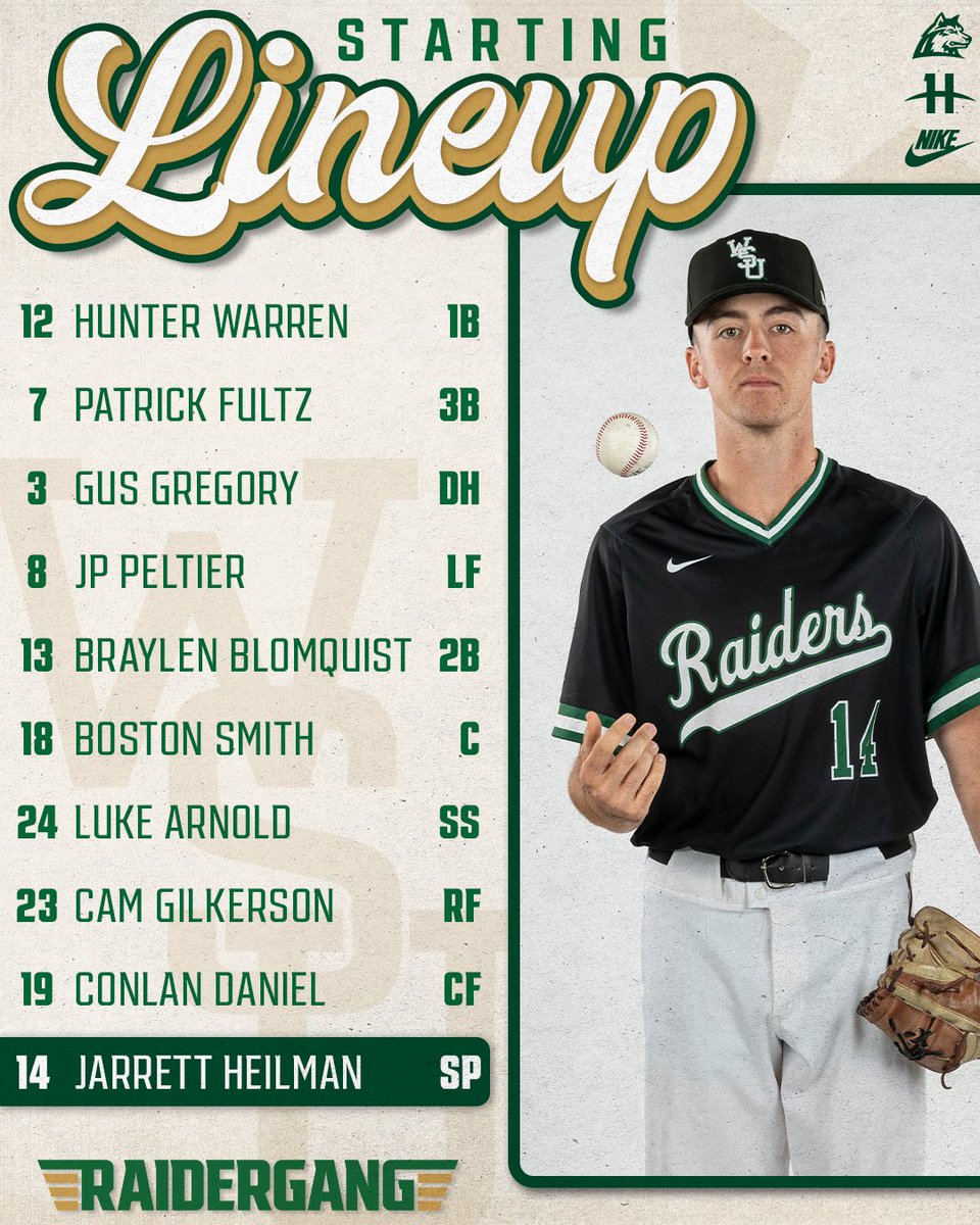Wright State Baseball (@wsuraidergang) on Twitter photo T-minus 30 minutes β°
π Milwaukee
π Nischwitz Stadium
β° 4:05 PM
ποΈ bit.ly/25HLBSBTIX
π bit.ly/RaidergangStats
πΊ bit.ly/4mrPYWZ
#Raidergang | #BuildtheMonster T-minus 30 minutes β°
π Milwaukee
π Nischwitz Stadium
β° 4:05 PM
ποΈ bit.ly/25HLBSBTIX
π bit.ly/RaidergangStats
πΊ bit.ly/4mrPYWZ
#Raidergang | #BuildtheMonster