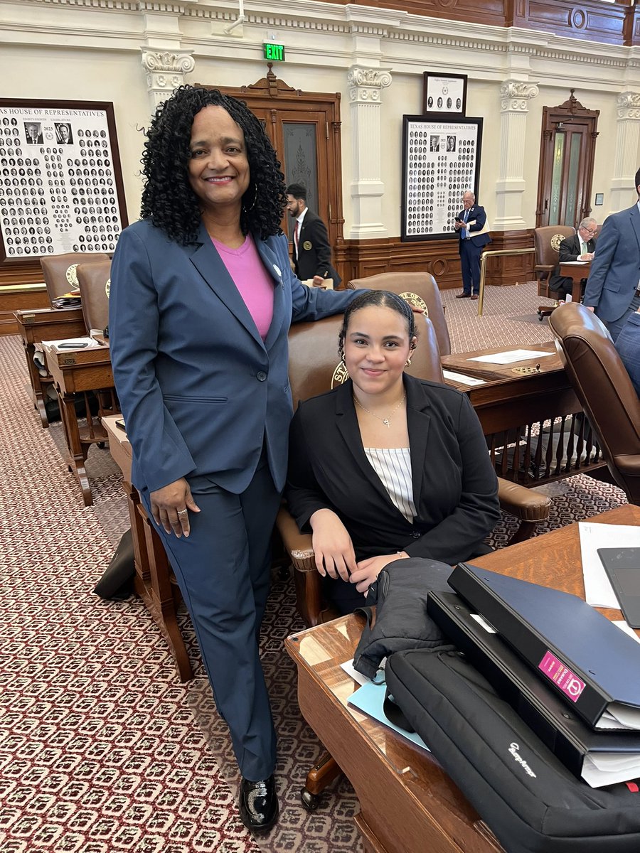 RepCWJ's tweet photo. Yesterday, Payton Shaw Thomas served as an Honorary Page for the day with me on the house floor. Thank you Payton for spending the day with me and I hope you enjoyed the day at your state capitol. #repcwj #txlege https://t.co/YDoHYrljNo