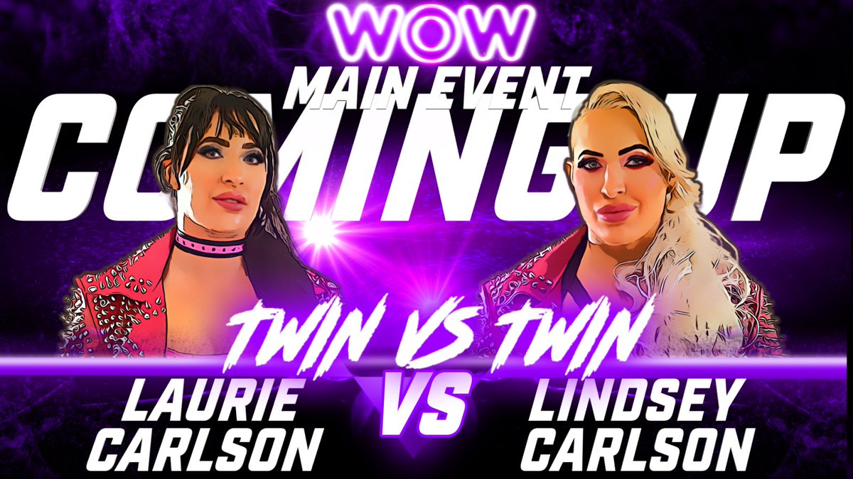 🔥TONIGHT on WOW: Breaking the HOLD🔥

The Brat Pack accompanied by Adriana Gambino &amp; Reina Del Rey vs. Jessie Jones &amp; Big Rig Betty. 
Let’s see who gets it done.

Genesis vs. Scout Parker
Genesis has to start all over from the bottom. And who’s standing across from her? Scout