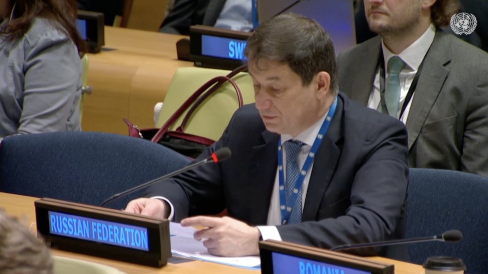 #Polyanskiy: Israel &amp; Palestine have an international legal obligation to resume &amp; pursue negotiations in good faith with a view to reaching a final settlement, with other States &amp; international organizations being duty-bound to facilitate this process.

🔗is.gd/CmRaZH