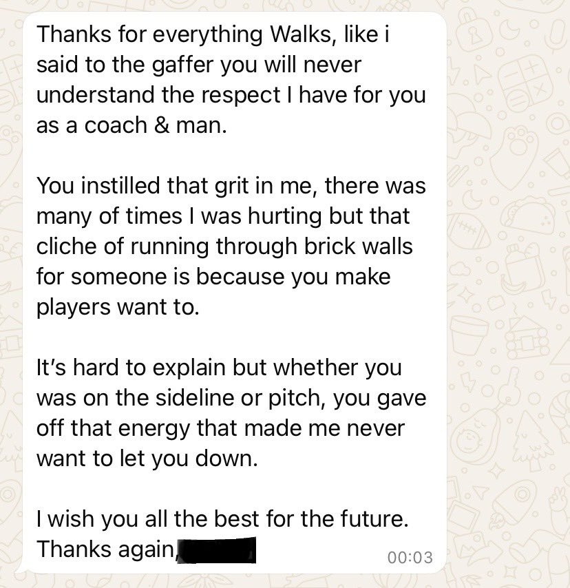 Messages like this are a reminder that we made an impact. 

Really looking forward to our next challenge…