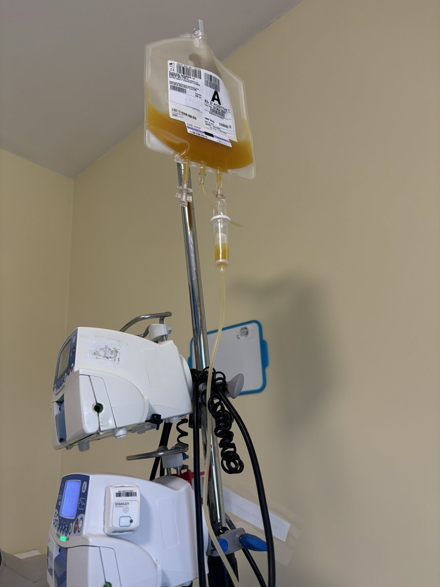 Yesterday I ran 5 miles. 24-hours later I’m having a platelet transfusion.

If something doesn’t look or feel right- act on it. I did. I got my bloods tested. A normal platelet count starts at 150,00, mine was 12!

Still got loads of tests to go but I know I’m in the right place.