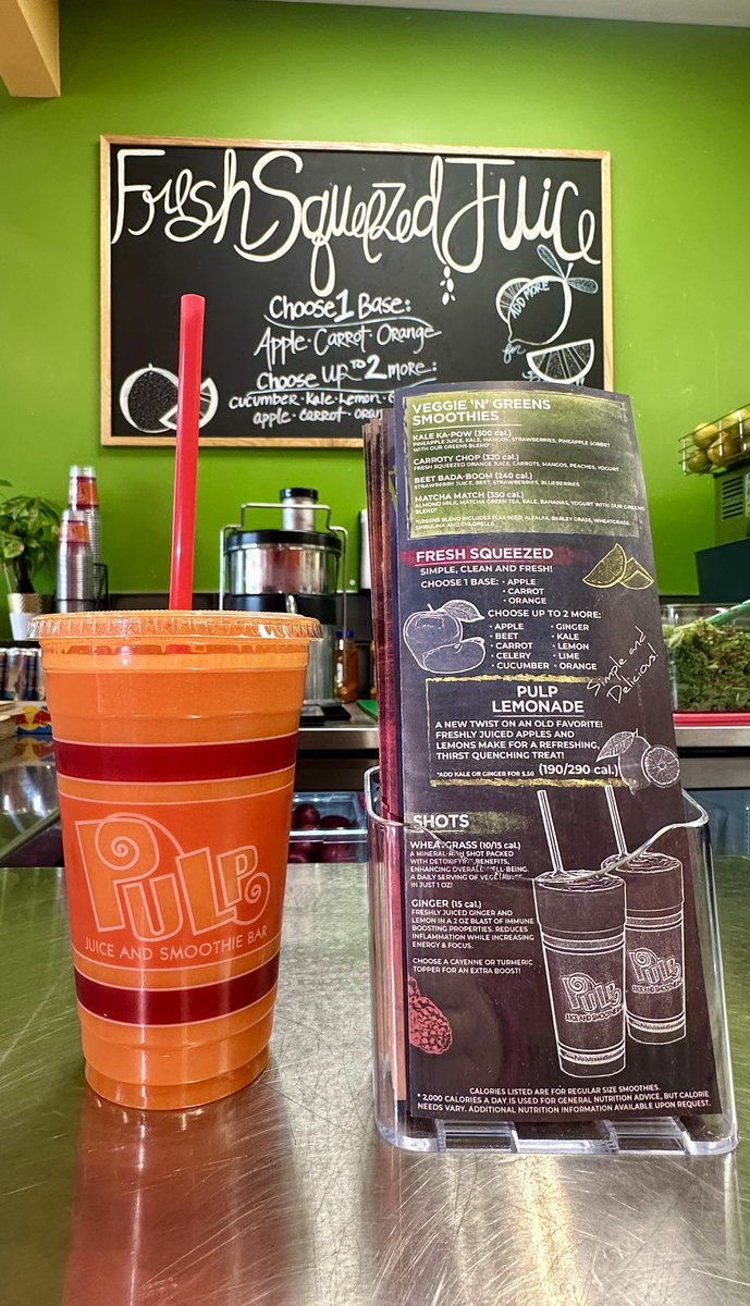 PulpConcord's tweet photo. Carrot juice is rich in vitamin A, C, and antioxidants, which support eye health, boost immunity, improve skin, and help lower blood pressure. 🥕 https://t.co/FUmrAJdKX9