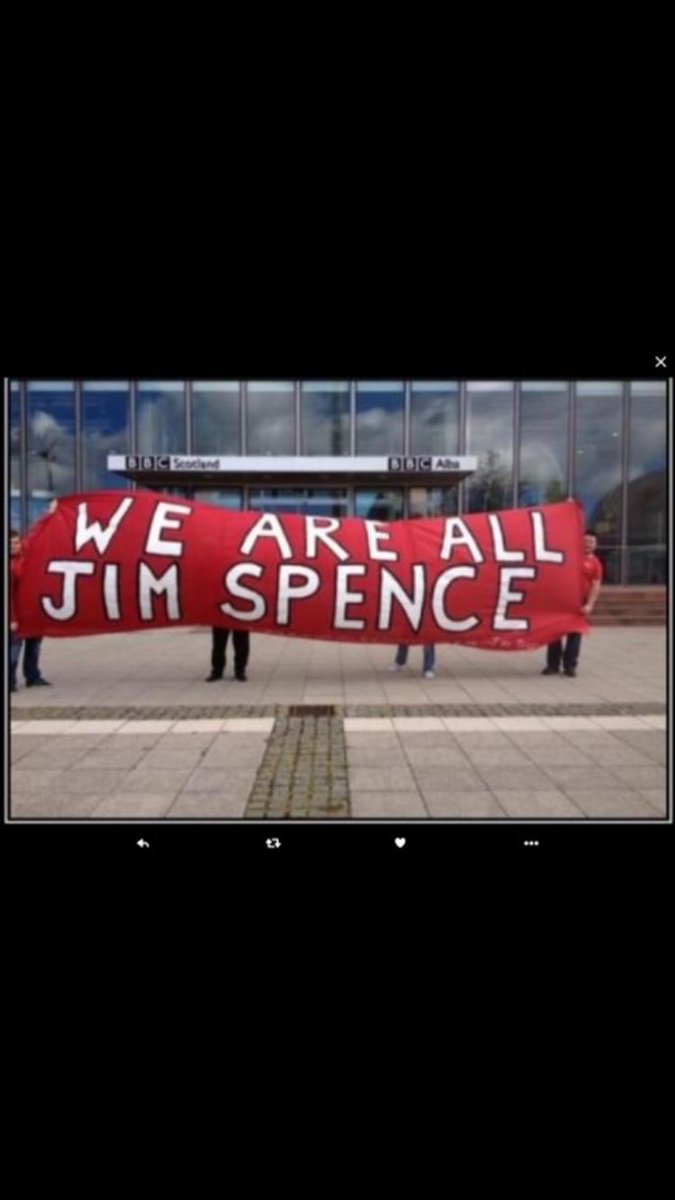 Jim Spence (@jimspencedundee) on Twitter photo When I was getting serious grief at bbc for asking if Rangers had died, and the Oxbridge twats at bbc trust were mulling over my fate this wee band of <a href="/AberdeenFC/">Aberdeen FC</a> fans turned up at beeb HQ in Gladgow to offer support. I’ve never forgotten it. May their celebrations be glorious 😎 When I was getting serious grief at bbc for asking if Rangers had died, and the Oxbridge twats at bbc trust were mulling over my fate this wee band of <a href="/AberdeenFC/">Aberdeen FC</a> fans turned up at beeb HQ in Gladgow to offer support. I’ve never forgotten it. May their celebrations be glorious 😎