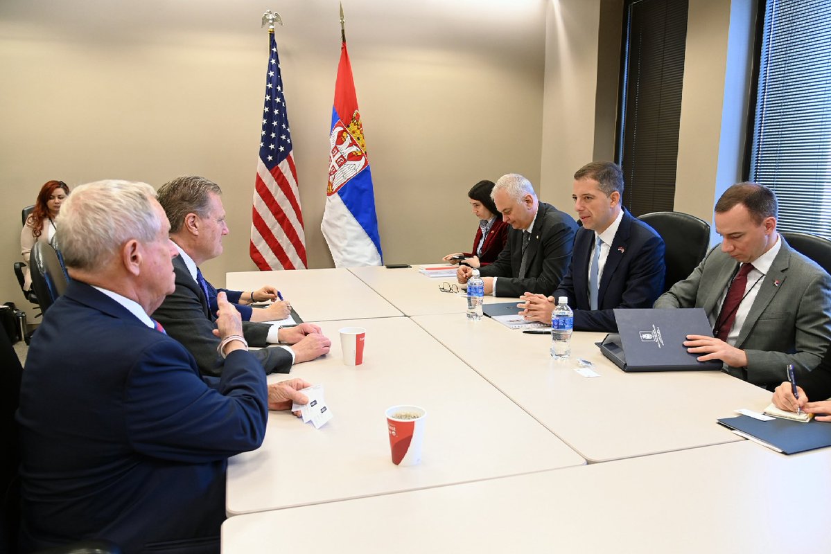 Марко Ђурић (@markodjuric) on Twitter photo Had a great conversation with <a href="/RepMikeTurner/">US Rep. Mike Turner</a>, <a href="/RepLindaSanchez/">Rep. Linda Sánchez</a> and <a href="/RepJoeWilson/">Joe Wilson</a> on the growing quality of #Serbia-#UnitedStates political dialogue, underscored by the regular interaction between #Serbian institutions and the #US Congress.
Notably, our economic cooperation Had a great conversation with <a href="/RepMikeTurner/">US Rep. Mike Turner</a>, <a href="/RepLindaSanchez/">Rep. Linda Sánchez</a> and <a href="/RepJoeWilson/">Joe Wilson</a> on the growing quality of #Serbia-#UnitedStates political dialogue, underscored by the regular interaction between #Serbian institutions and the #US Congress.
Notably, our economic cooperation