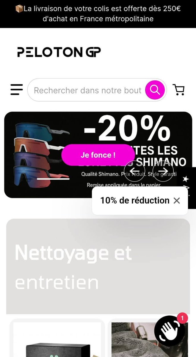 ➡️Peloton.gp⬅️

💻🌐 Sur le Web : pelotongp.com
[route, gravel, VTT, tri,...]
avec de nombreuses marques à découvrir et des offres régulières

🧰⚙️Dans votre atelier : g.co/kgs/RRxPqq6
Pour vos entretiens, réparations, montage, conseils,...

🚴‍♀️💨