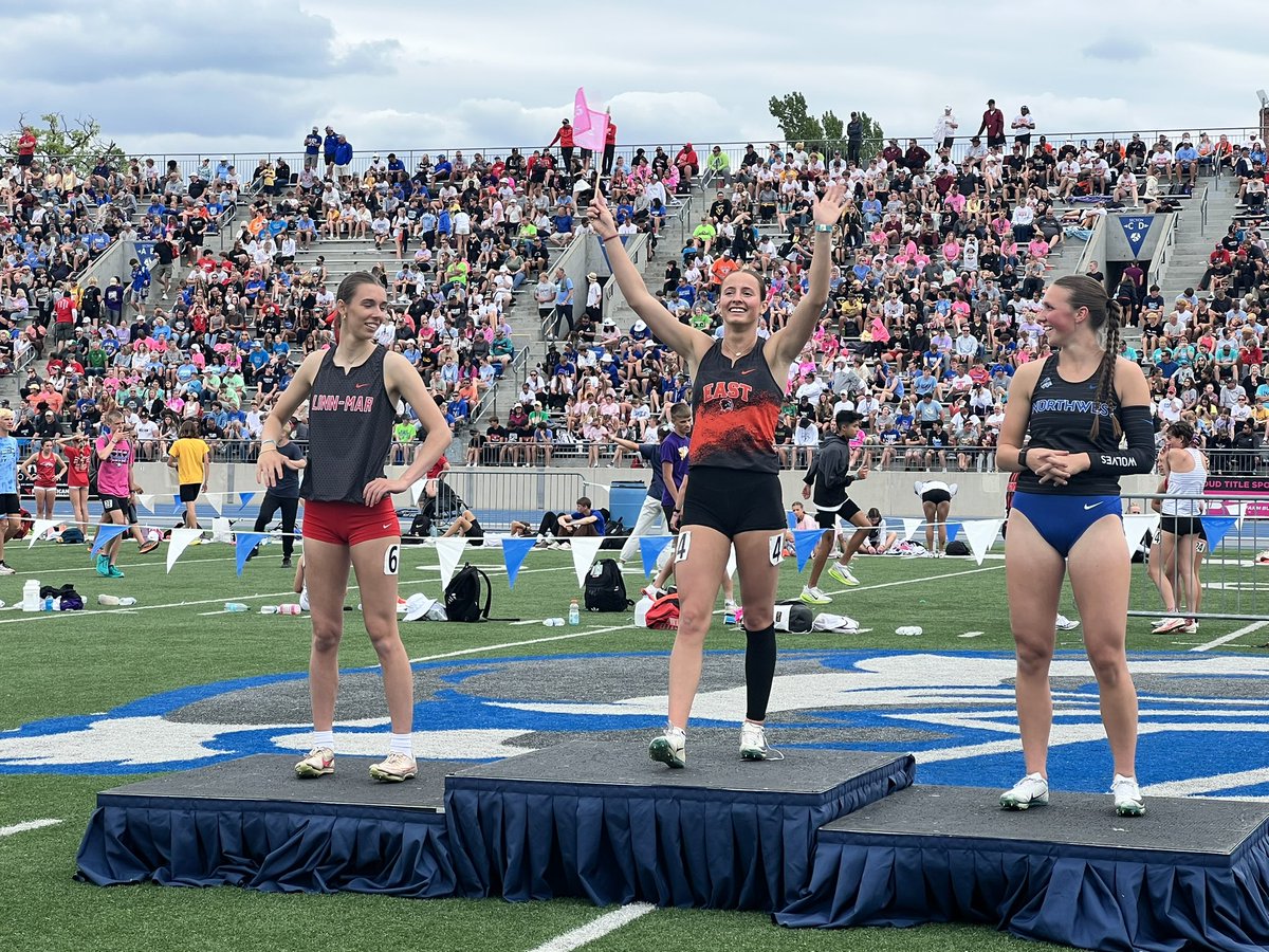 Ryan Timmerman (@ryantimmerman3) on Twitter photo Eastβs Grace Erick wins her 2nd gold of the state meet by winning the girlsβ 4A 200-meter dash with a time of 25.29.
East girls in the 200:
2023: Ellie Harris, champion
2024: Harris 3rd, Erick 8th
2025: Erick, champion
<a href="/SCEast_Track/">SC East Track&Field</a> <a href="/EHS_SCCSD/">East High School | Sioux City, IA</a> <a href="/RaidersTogether/">EHS Raiders Together</a>
#iahstrk Eastβs Grace Erick wins her 2nd gold of the state meet by winning the girlsβ 4A 200-meter dash with a time of 25.29.
East girls in the 200:
2023: Ellie Harris, champion
2024: Harris 3rd, Erick 8th
2025: Erick, champion
<a href="/SCEast_Track/">SC East Track&Field</a> <a href="/EHS_SCCSD/">East High School | Sioux City, IA</a> <a href="/RaidersTogether/">EHS Raiders Together</a>
#iahstrk