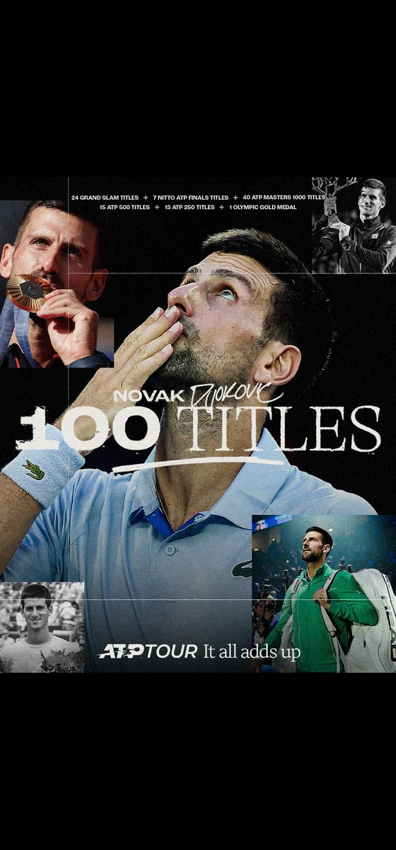 rashi4321's tweet image. 100 times you have proved you are built differently. Honoured to be your fan and thanks for all the good times. You are tennis for me @DjokerNole #100atp #GenevaOpen