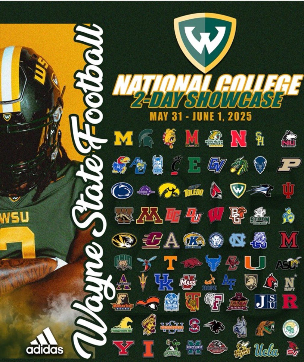 Thomas Hartings (@thartings105) on Twitter photo Excited to compete at Wayne State’s SMSB mega camp in session 1 (9-11am) Sat and Sun.
<a href="/One11Recruiting/">One11 Recruiting</a> <a href="/AllenTrieu/">Allen Trieu</a> <a href="/BigMarshMello72/">Marshal Davis</a> <a href="/CoachParkerCCU/">Bryan Parker</a> <a href="/SportPrepX/">SportPrepX</a> <a href="/gobigrecruiting/">Go Big Recruiting</a> <a href="/TreyKingDPP/">Trey King</a> <a href="/Frank_herzog55/">Frank Herzog</a> <a href="/Coachjpatton/">James Patton</a> <a href="/DannyOBrienQB/">Danny O'Brien</a> <a href="/CoachKMorgs/">Coach Morgan</a> <a href="/ToledoQBs/">Robert Weiner</a> Excited to compete at Wayne State’s SMSB mega camp in session 1 (9-11am) Sat and Sun.
<a href="/One11Recruiting/">One11 Recruiting</a> <a href="/AllenTrieu/">Allen Trieu</a> <a href="/BigMarshMello72/">Marshal Davis</a> <a href="/CoachParkerCCU/">Bryan Parker</a> <a href="/SportPrepX/">SportPrepX</a> <a href="/gobigrecruiting/">Go Big Recruiting</a> <a href="/TreyKingDPP/">Trey King</a> <a href="/Frank_herzog55/">Frank Herzog</a> <a href="/Coachjpatton/">James Patton</a> <a href="/DannyOBrienQB/">Danny O'Brien</a> <a href="/CoachKMorgs/">Coach Morgan</a> <a href="/ToledoQBs/">Robert Weiner</a>
