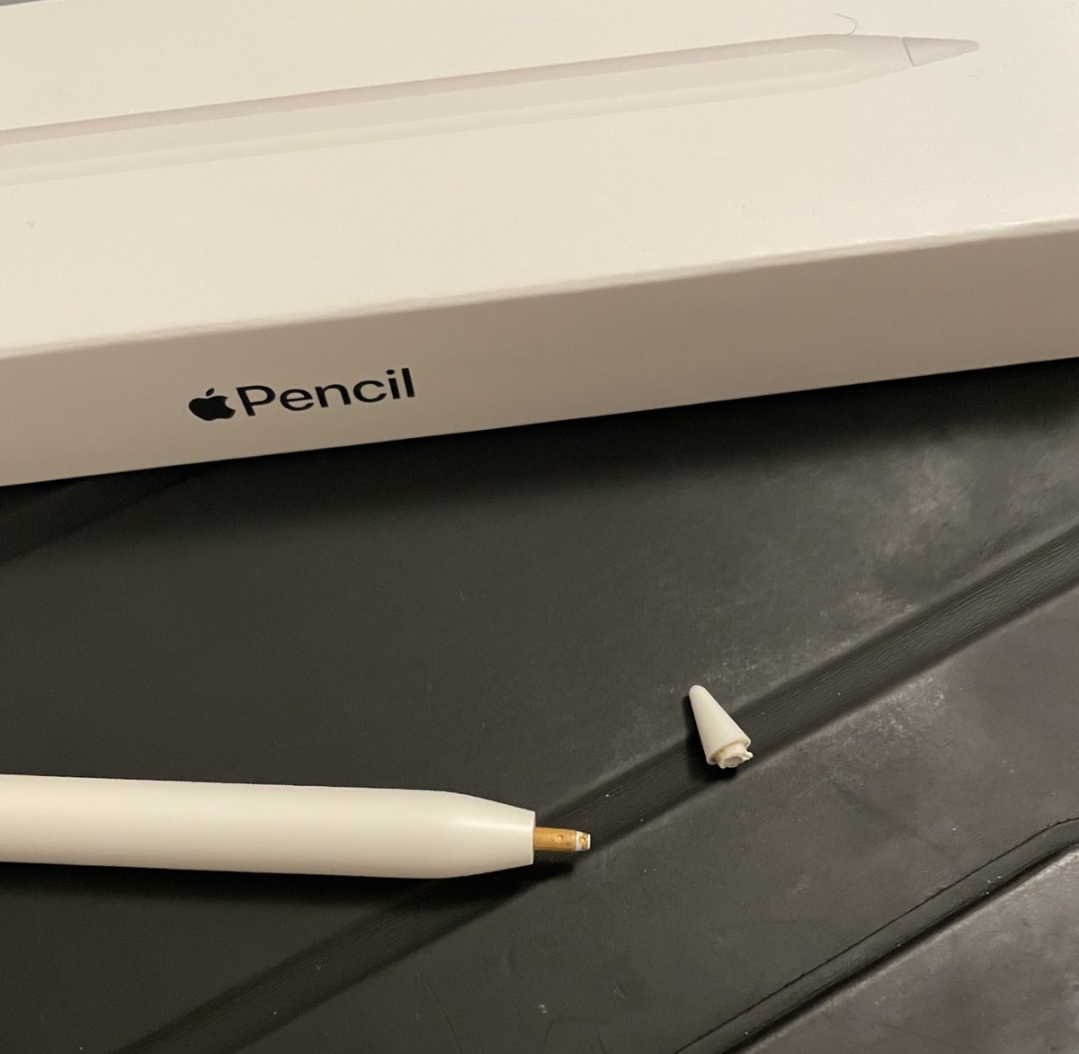… destroyed my Apple Pencil… &amp;$%¥
2nd time already…. 

Number 3 needs a name?