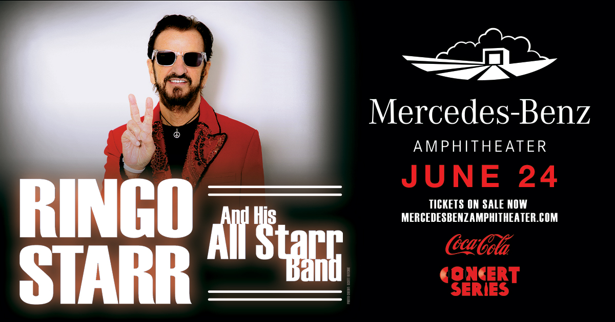 One month from today, a music legend takes the stage in Tuscaloosa!
 Ringo Starr and His All Starr Band are bringing hits, good vibes and rock &amp; roll to Mercedes-Benz Amphitheater on June 24!

Secure your ticket &amp; get ready for a night to remember!

🎟️: bit.ly/4k3pqcT