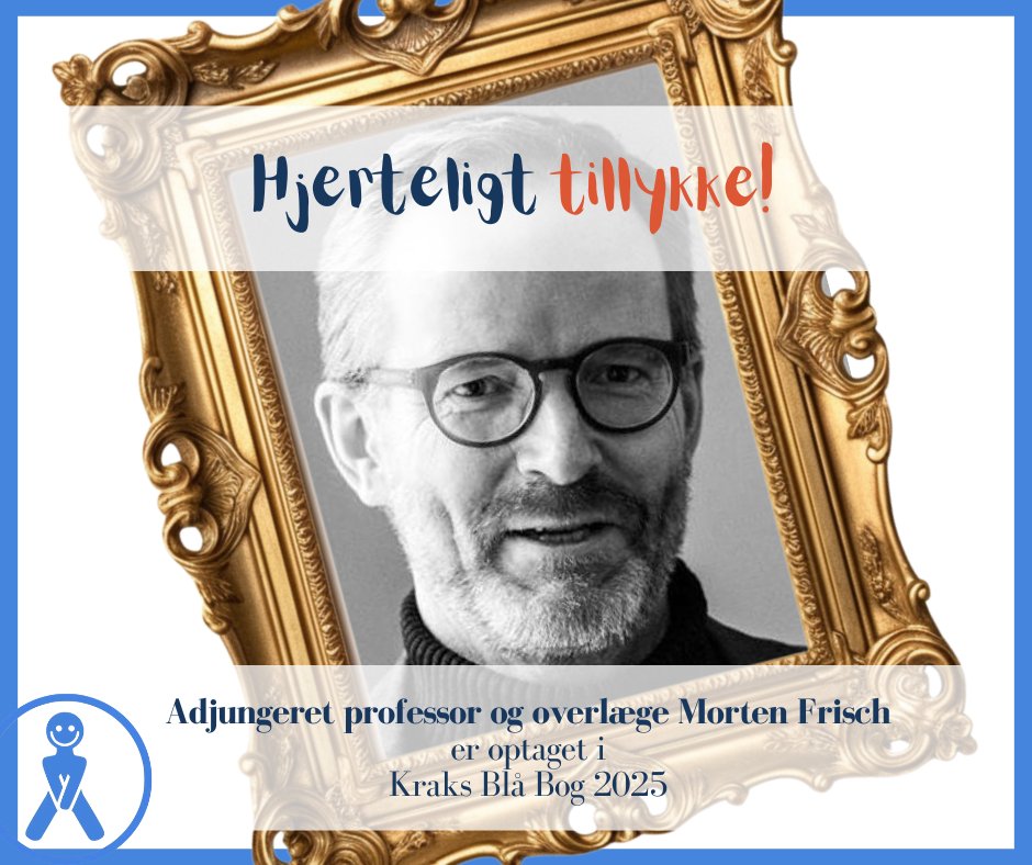 IntactDenmark's tweet image. Tillykke til Morten Frisch! Adjungeret professor og overlæge, nu optaget i Kraks Blå Bog 2025 for sin banebrydende forskning. Vi har skrevet en hyldestartikel. Læs den her
🔗 intactdenmark.dk/andre-imod/mor…
#omskæring #KraksBlåBog @ProfessorFrisch