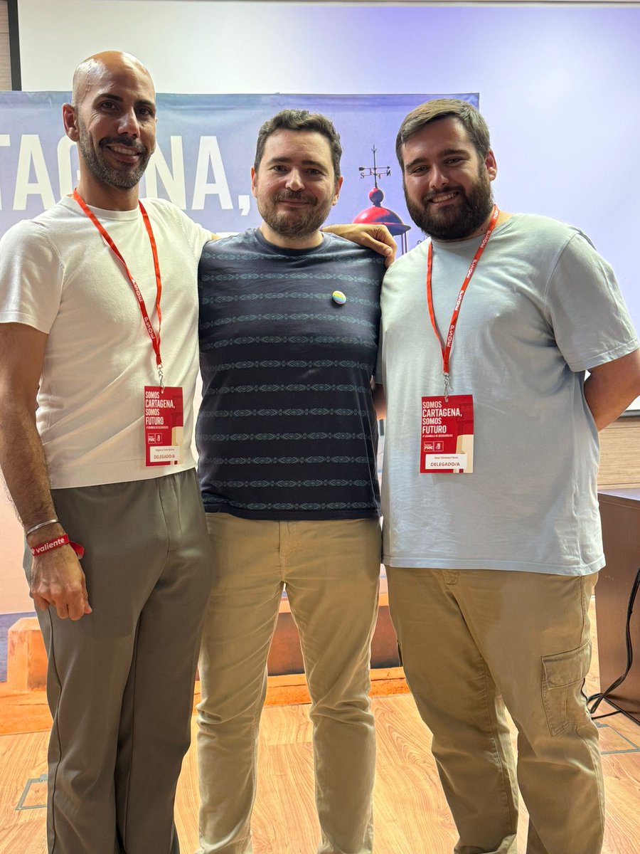 Gracias al colectivo <a href="/GALACTYCOCT/">Colectivo GALACTYCO</a> por su presencia en la 4ª Asamblea de Delegados del <a href="/psoe_ct/">PSOE Cartagena</a> 
Llevamos mucho tiempo trabajando codo con codo por los derechos de las personas LGTBIQ+ del municipio, y desde hoy me tenéis a vuestra disposición con más fuerza e ilusión que nunca.