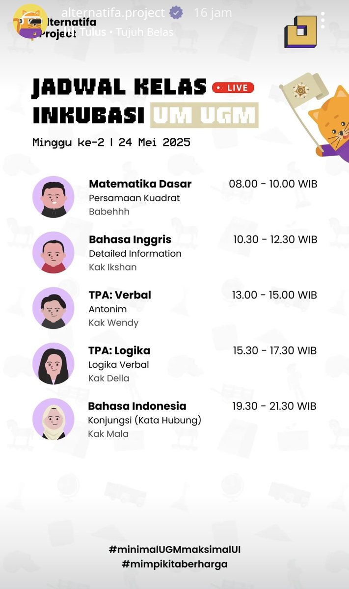 Fakhri9c's tweet image. Day 010: Speedrunning FTI UGM
Bahan Ajar: @AlternatifaP 
Tanggal: 24 Mei 2025

#alternatifa #utulugm #simakui #jalurmandiri #seleksimandiri #smitb #ugm #ゼンゼロ #Balochistan #GOTCHAPOP3