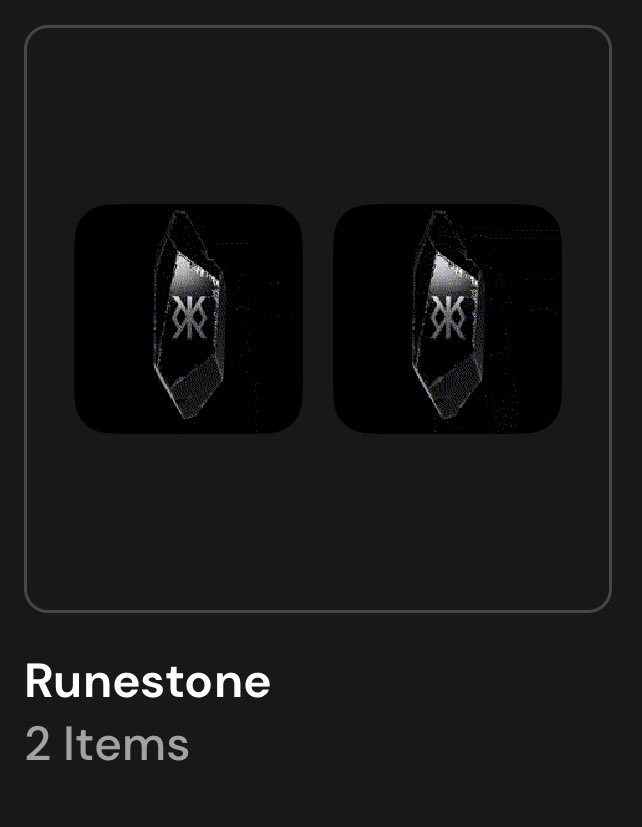 + 2 on this thesis

Grabbing a couple Runestones at $350 seems like a no-brainer 🧠

These will start to run when $DOG inevitably breaches a billion MC and the 2nd airdrop starts to pick up buzz.

They peaked at ~ $8,000 last year