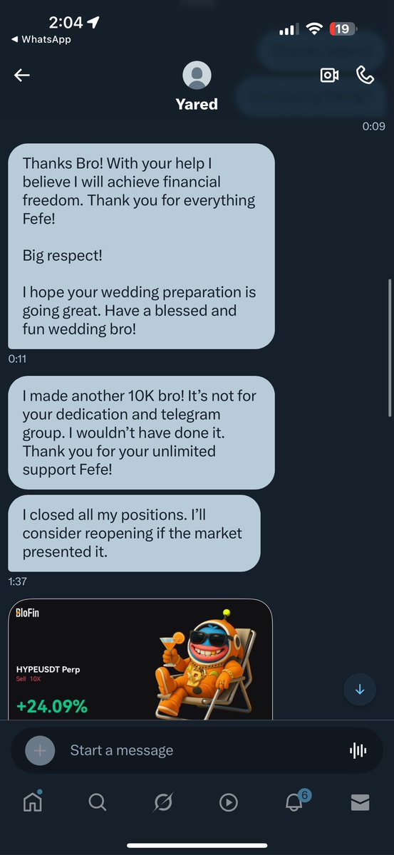 Beyond happy.

Changing lives

Telegram link below 👇 

Also, I will give away 100 USD for someone who completes all the steps below 👇 

1) Follows me
2) Comments below
3 RT this