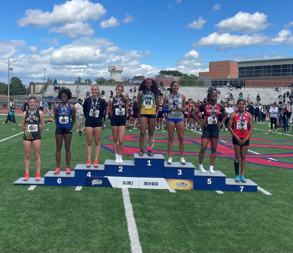 2️⃣0️⃣2️⃣5️⃣PIAA Track &amp; Field Girls 200 Meter Dash AAA Champion

🥇Amirah Nesmith- Cheltenham
⏱️24.07

#PIAATRACK