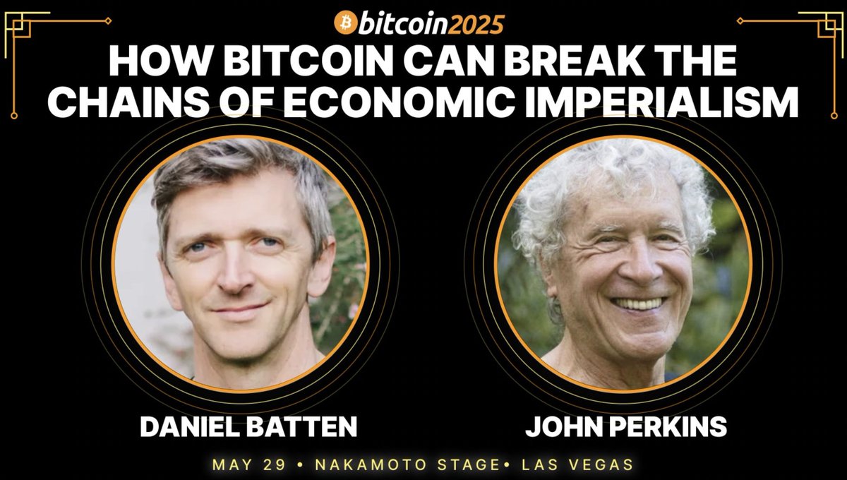Whistleblower John Perkins (Author "Confessions of an Economic Hitman") once encouraged developing nations to take extractive IMF loans

He lived what Bitcoin has the potential stop
He know how IMF could try to stop Bitcoin
What he has to say is not to be missed

<a href="/TheBitcoinConf/">The Bitcoin Conference</a>