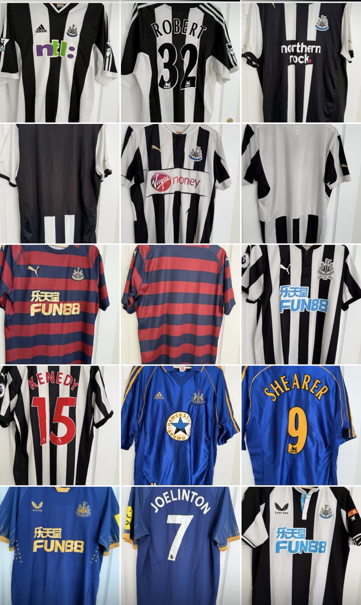 Jonny Coates (@jonnylcoates) on Twitter photo Selling some of my classic and modern #NUFC memorabilia and some more recent gear. All medium/large and in mint condition, even the oldest that are 30 years old.
DM offers if interested. <a href="/NUFC/">Newcastle United</a> Selling some of my classic and modern #NUFC memorabilia and some more recent gear. All medium/large and in mint condition, even the oldest that are 30 years old.
DM offers if interested. <a href="/NUFC/">Newcastle United</a>