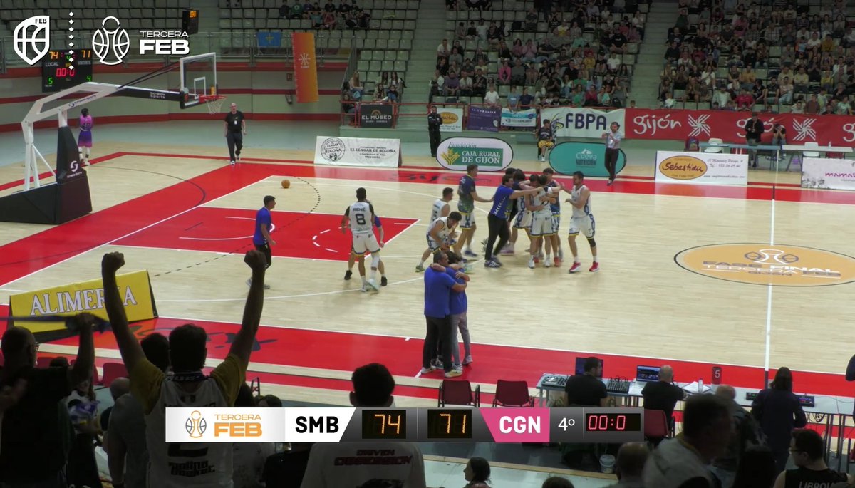 infoCBMurcia's tweet photo. Acaba de ascender @molinabasket a Segunda FEB. Tremendo lo que acaban de hacer.

Enhorabuena @AdriCoHer @JaviPiqueras @carlesmribas @PabloJota93 

🙌🏼🙌🏼🙌🏼🙌🏼 https://t.co/T0L4DO1Eqw
