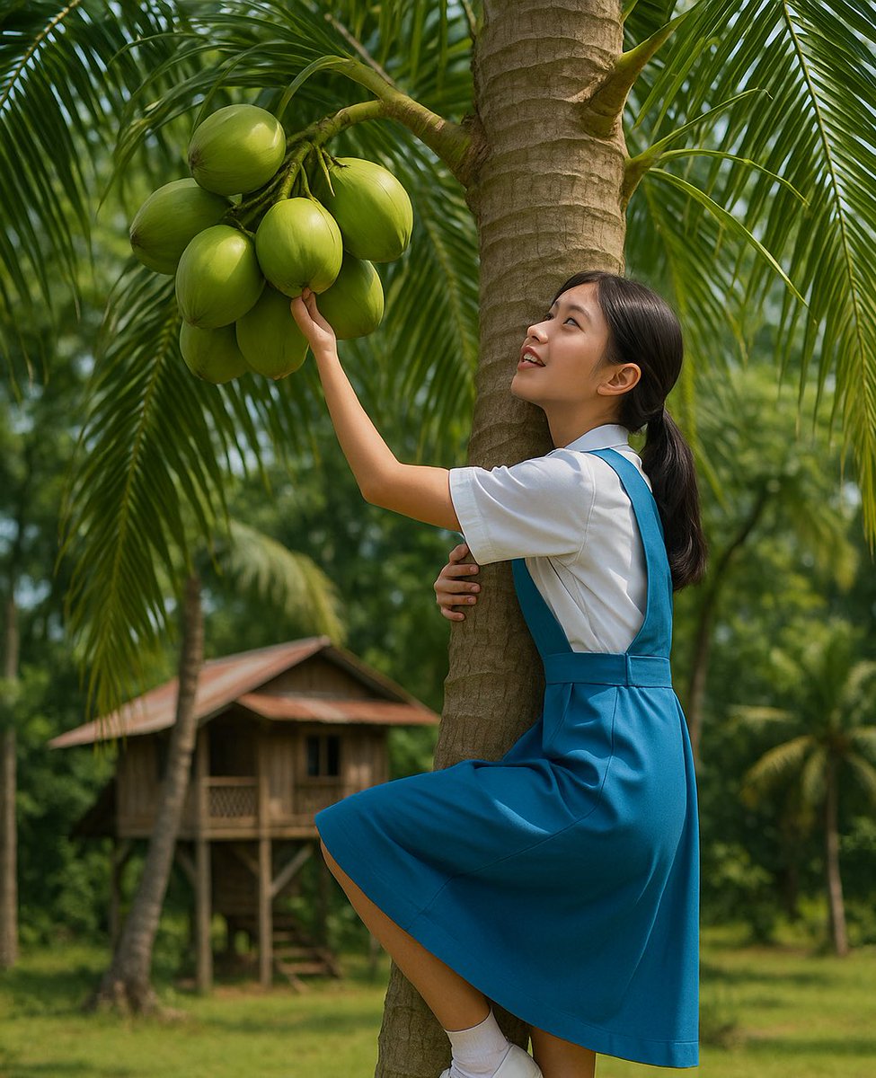 Kampung girl. 

(AI art from ChatGPT)