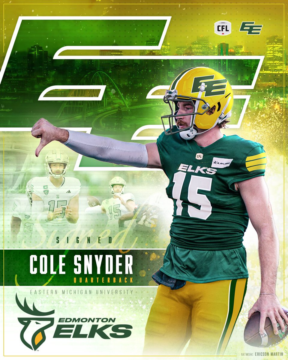 iamcolesnyder's tweet image. CFL: Edmonton Elks 🙏🟢🟡
#cecretsauce #snyper #edmonton #alberta #canada #CFL #canadianfootball #NFL #CollegeFootball #football #qb