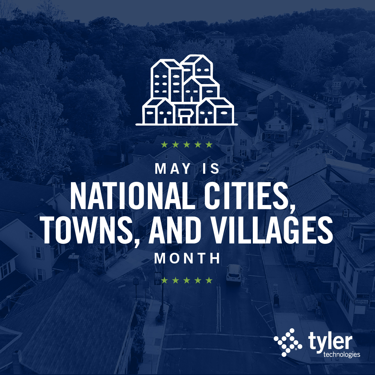 Celebrating National Cities, Towns, and Villages Month! 

 At Tyler Technologies, we support municipalities with tools for efficient operations and responsive governance. 

#LocalGov 
#NationalCitiesMonth 
#LocalGovernment