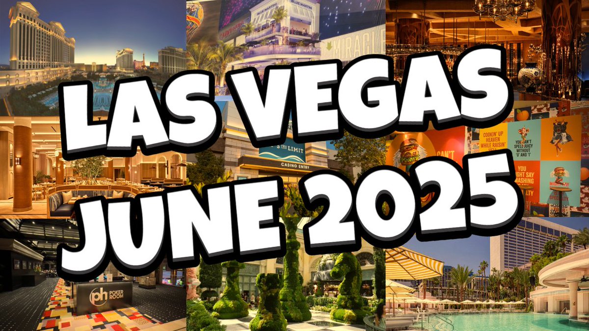 What's NEW in Las Vegas for JUNE 2025!
New Video: youtu.be/40CTm_YyGyk?si…