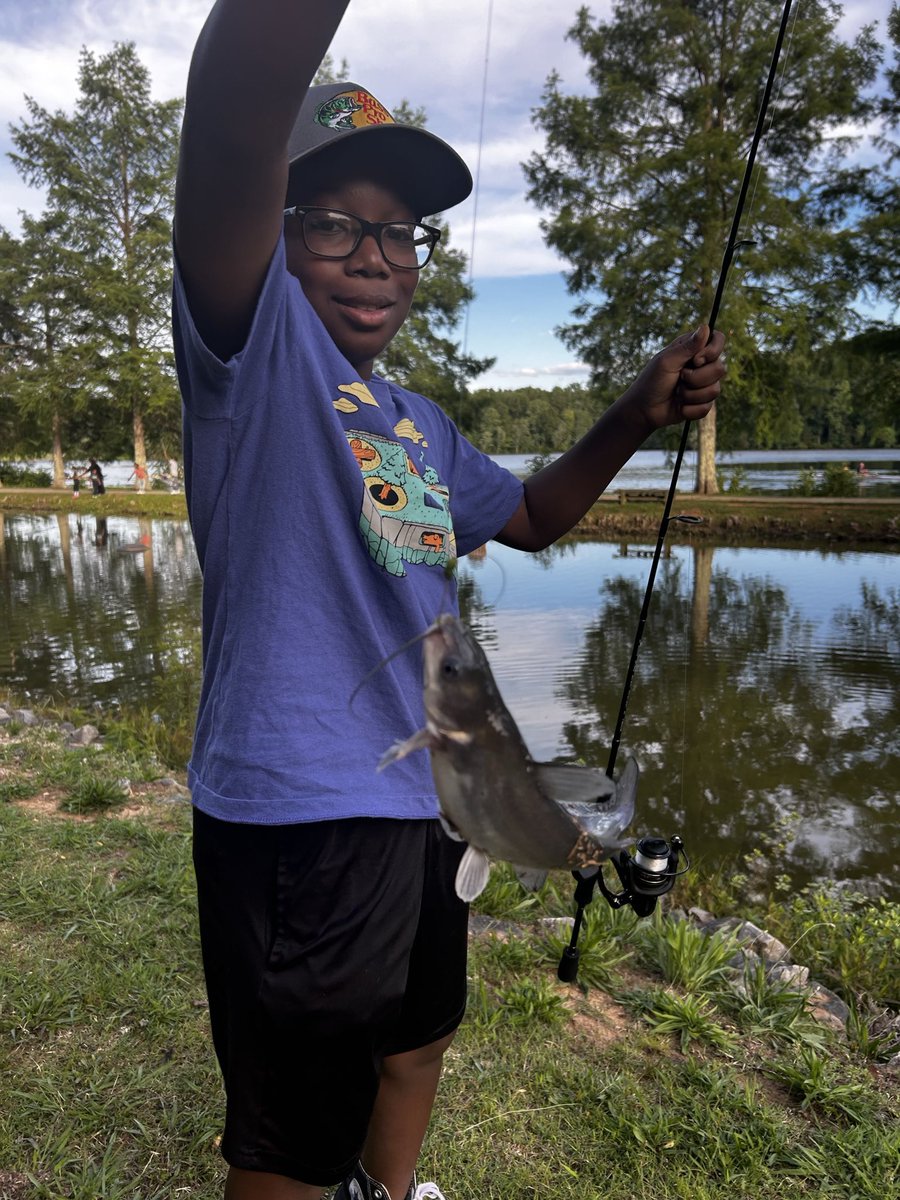 Our Cadets are out there doing great things. Cadet Jace Metts pulled it in today. Looks like fried catfish for dinner tonight.

Congratulations Cadet Metts