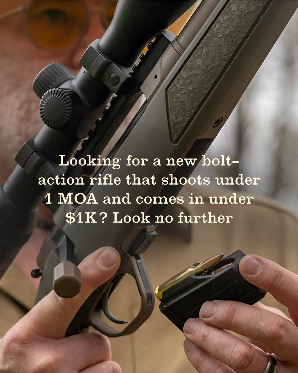 FieldandStream's tweet image. Christensen Arms announced the Evoke rifle last year, but the guns didn’t really make it out of the factory until 2025.

Here's a detailed rundown of the gun's features and how it fared in my testing - fieldandstream.com/outdoor-gear/g… 💥

#GunReview #Rifles #Outdoors #FieldandStream