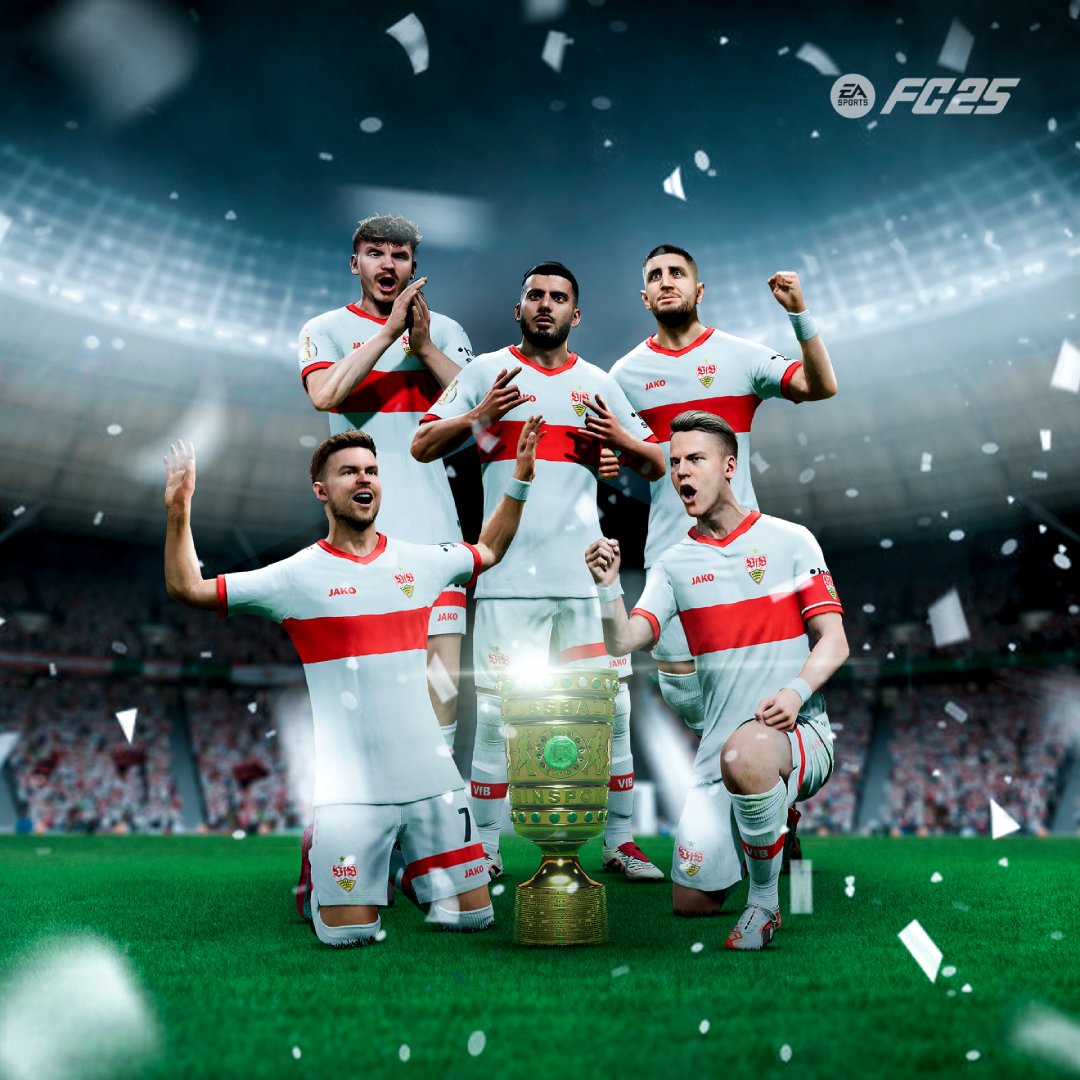 EA SPORTS FC (@easportsfcde) on Twitter photo Der Pokal geht ins Schwabenländle.
Herzlichen Glückwunsch an den <a href="/VfB/">VfB Stuttgart</a> zum DFB-Pokalsieg 🏆 Der Pokal geht ins Schwabenländle.
Herzlichen Glückwunsch an den <a href="/VfB/">VfB Stuttgart</a> zum DFB-Pokalsieg 🏆