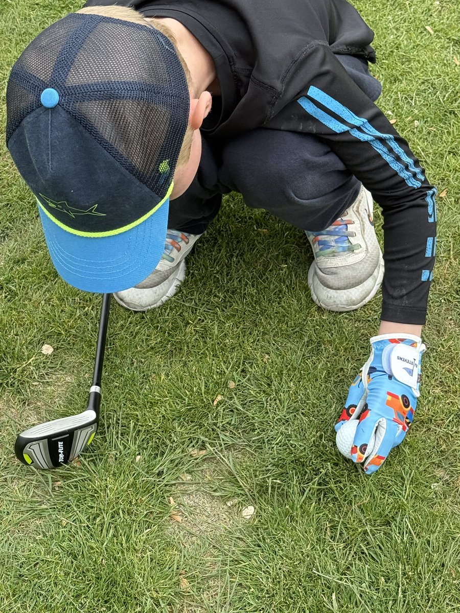 kickstartmyfran's tweet photo. Nothing better than playing golf with your son! He loved his new RJ Stevens glove https://t.co/N7jo9oTgo3