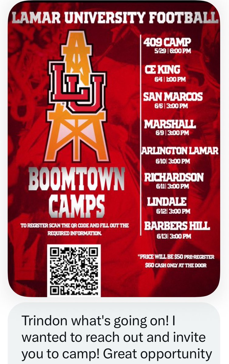 Trindon Short (@trindonshort) on Twitter photo Thank you <a href="/CoachJohnson_LU/">Mikal Johnson</a> for the personal camp invite.
#FreshmanYear #Labwork
<a href="/Coach_KLewis/">Kemmie Lewis</a> <a href="/CoachTgal5/">Coach Galvan</a> Thank you <a href="/CoachJohnson_LU/">Mikal Johnson</a> for the personal camp invite.
#FreshmanYear #Labwork
<a href="/Coach_KLewis/">Kemmie Lewis</a> <a href="/CoachTgal5/">Coach Galvan</a>