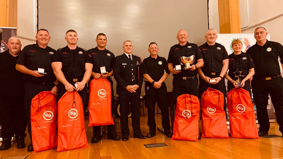 Dublin Fire Brigade (@dubfirebrigade) on Twitter photo Congratulations to our Extrication Team!
They won the following awards following today's competition.
Best IC
Best Tech team
Best Medics
Best Overall team
Well done to all other teams.
<a href="/RescueOrgIre/">Rescue Org Ireland</a> <a href="/CivilDefenceKE/">KildareCivilDefence</a> <a href="/CarlowFire/">Carlow County Fire and Rescue Service</a> <a href="/manchesterfire/">Greater Manchester Fire & Rescue Service</a> Congratulations to our Extrication Team!
They won the following awards following today's competition.
Best IC
Best Tech team
Best Medics
Best Overall team
Well done to all other teams.
<a href="/RescueOrgIre/">Rescue Org Ireland</a> <a href="/CivilDefenceKE/">KildareCivilDefence</a> <a href="/CarlowFire/">Carlow County Fire and Rescue Service</a> <a href="/manchesterfire/">Greater Manchester Fire & Rescue Service</a>