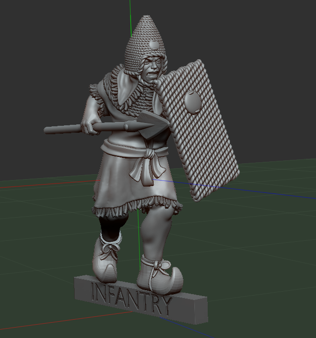 Reinforcements have arrived! New levy spearmen are here, with new poses and faces. Now you have enough to build a full warband, and your elven prince can finally march on his bitter rival!
These models are available for all Karl tier patreons and above.