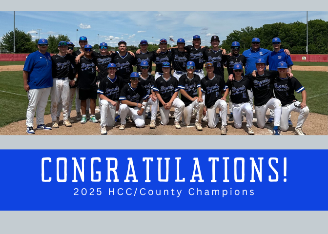 Congratulations to the JV Royal for winning the HCC/Hamilton County Tournament today.! 
The Royals defeated Fishers 7-6 in the semi-final game and then Westfield 9-5 in the championship game!
