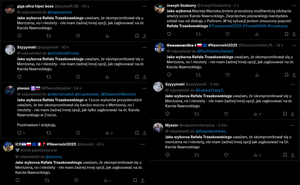 Bart_Wielinski's tweet photo. W PiS chyba wielka panika i desperacja, bo Matecki z Szachermacherem zaczęli podszywać się w sieci za wyborców Trzaskowskiego

To tak głupie, że powinni zrobić test IQ https://t.co/VwQTmW7bzy