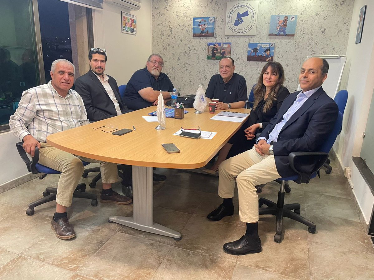 Transparency Jordan (JTC) (@jotransparency) on Twitter photo We began our General Assembly meeting with a moment of prayer in memory of our late colleague <a href="/SafwanAlMajali2/">Safwan Al Majali</a>. We then discussed & approved the external Auditor’s administrative and financial report, appointed the external financial controller for 2025, and elected a new board. We began our General Assembly meeting with a moment of prayer in memory of our late colleague <a href="/SafwanAlMajali2/">Safwan Al Majali</a>. We then discussed & approved the external Auditor’s administrative and financial report, appointed the external financial controller for 2025, and elected a new board.