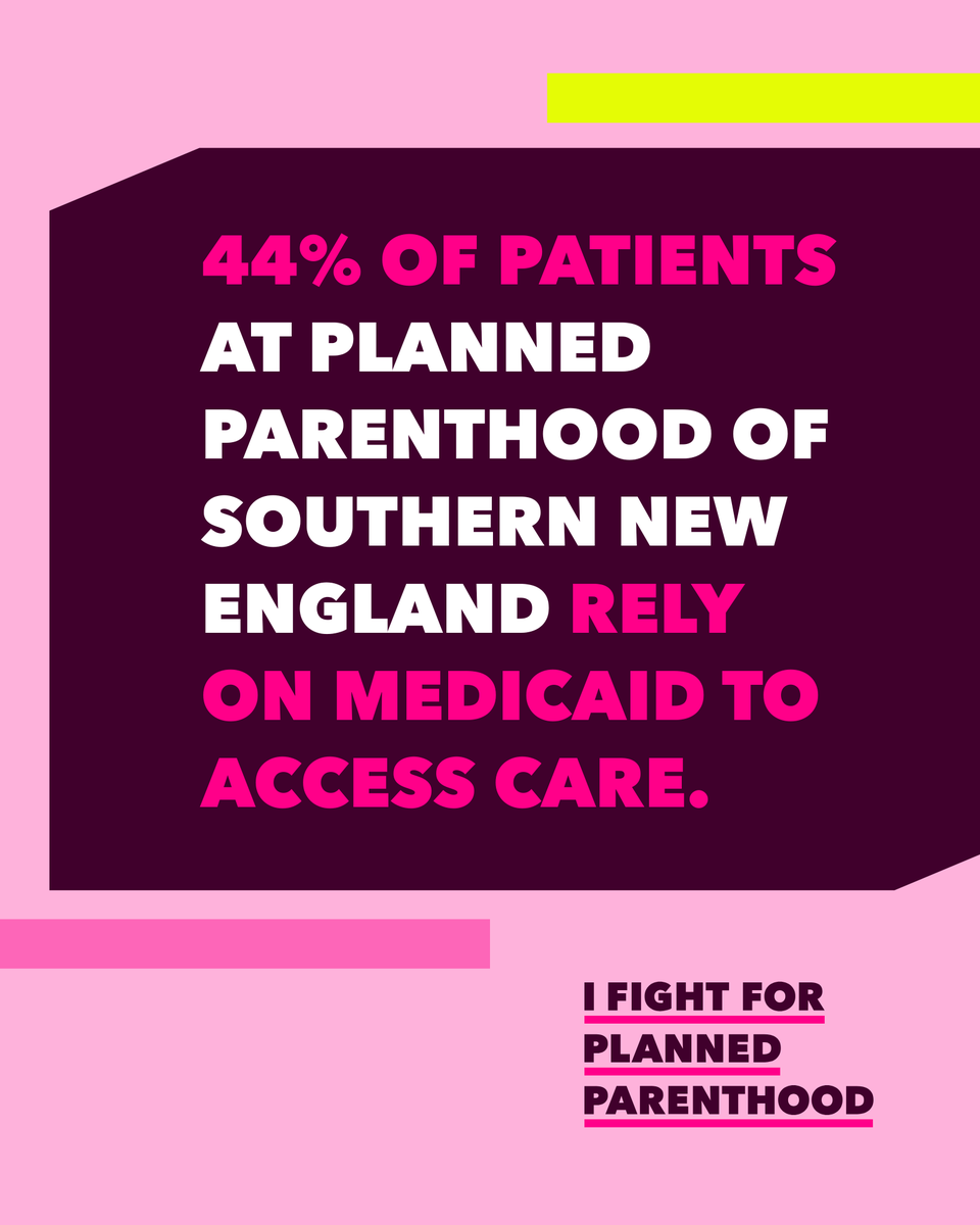 When lawmakers talk about “defunding” Planned Parenthood, they really mean blocking patients who rely on Medicaid or other government-funded programs from getting care at Planned Parenthood. This would leave thousands of patients in CT &amp; RI with nowhere else to turn.
#IFightForPP