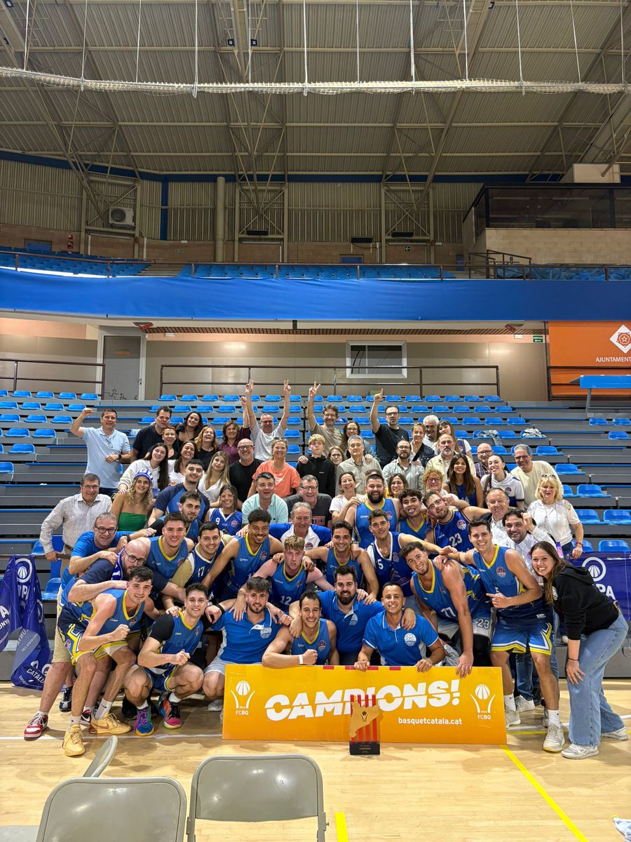 AEMinguella's tweet image. FITA HISTÒRICA. CAMPIONS COPA CATALUNYA 2025. Gràcies a tots els que ens heu acompanyat amb el vostre suport. Sou molt grans 💙💙💙💙💙
