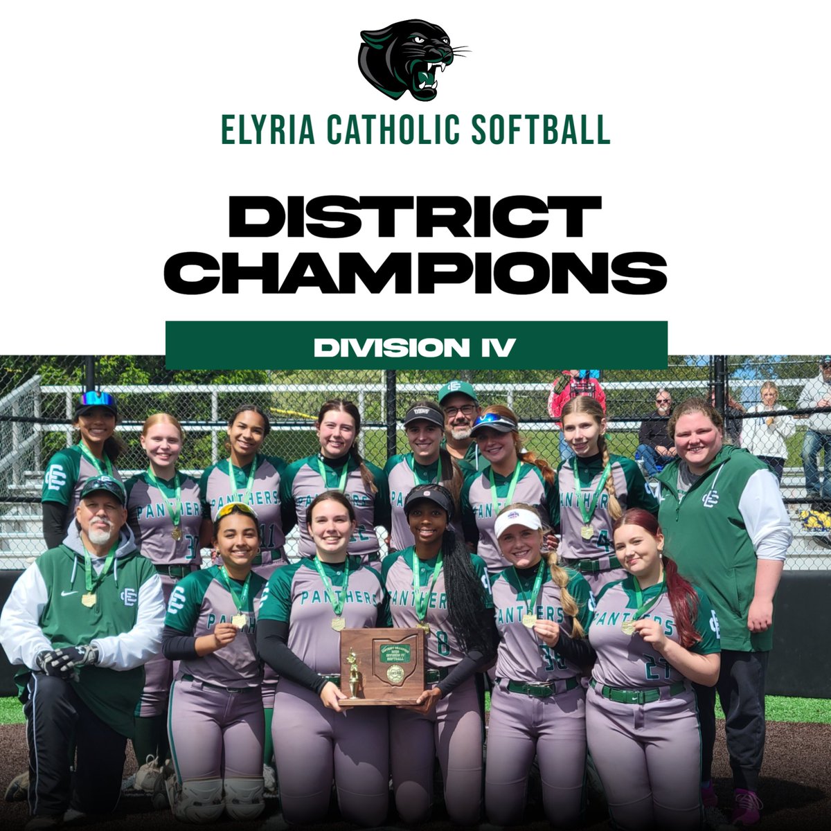 With today's win over Northwest, Elyria Catholic claims the Division IV District Championship — the program’s first in over a decade. 

Let's go, Panthers!