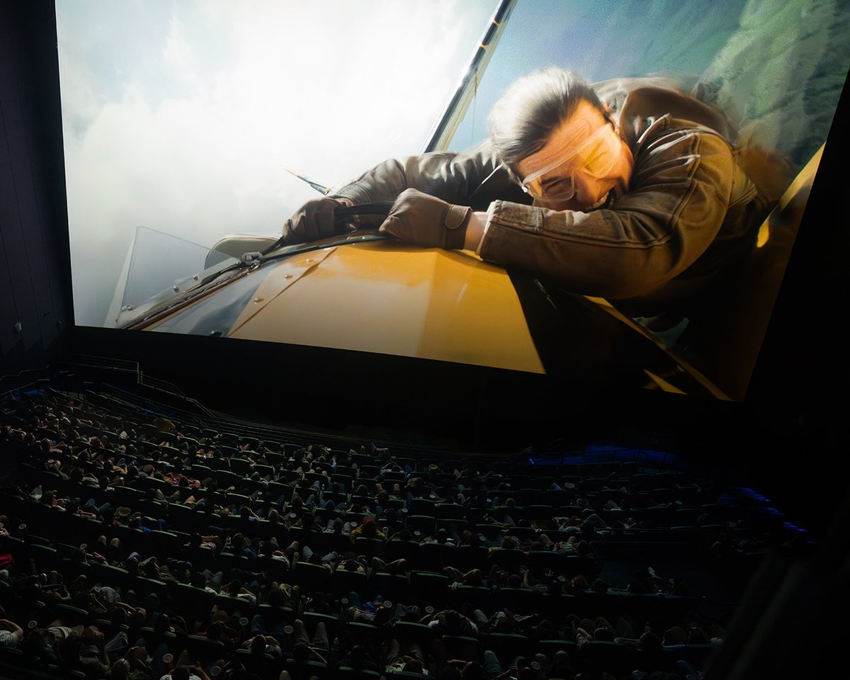 IMAX's tweet photo. These moments in IMAX 🤯 #MissionImpossible - The Final Reckoning #FilmedForIMAX https://t.co/1zuISqc0H0