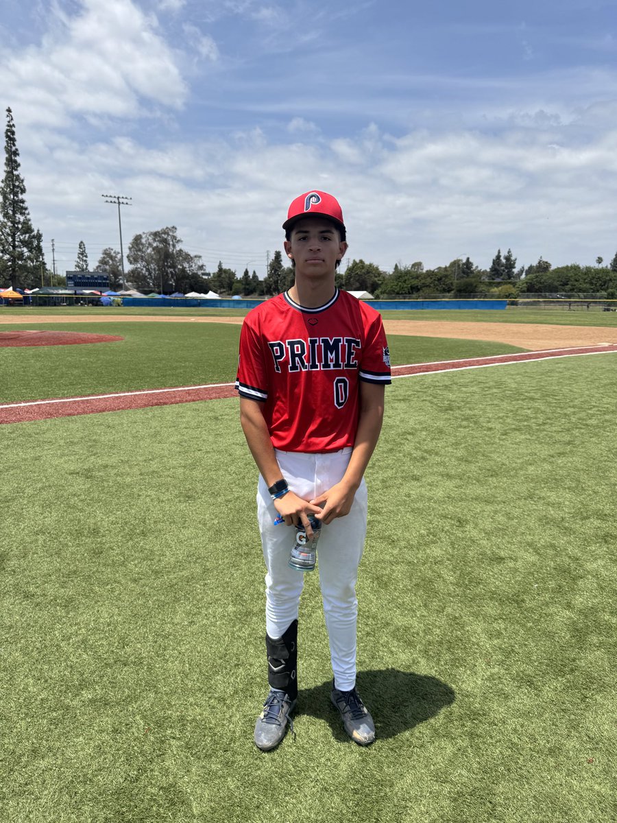 F: Prime 2027 10, SoCal Guardians 16U 2
PoG: Dorian Valencia 4 IP, 8K, 2H, 0 ER | 1-2, 3B