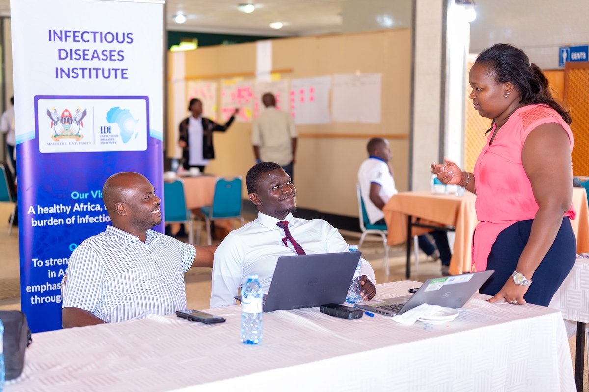 IDIMakerere's tweet photo. Proud to collaborate with health partners to assess readiness &amp; response capabilities for #epidemic outbreaks, paving the way for a safer future. During a 2-day review, we identified critical strengths, gaps, &amp; actionable steps to enhance outbreak detection &amp; response. #OneIDI https://t.co/jK1DpJn9rP