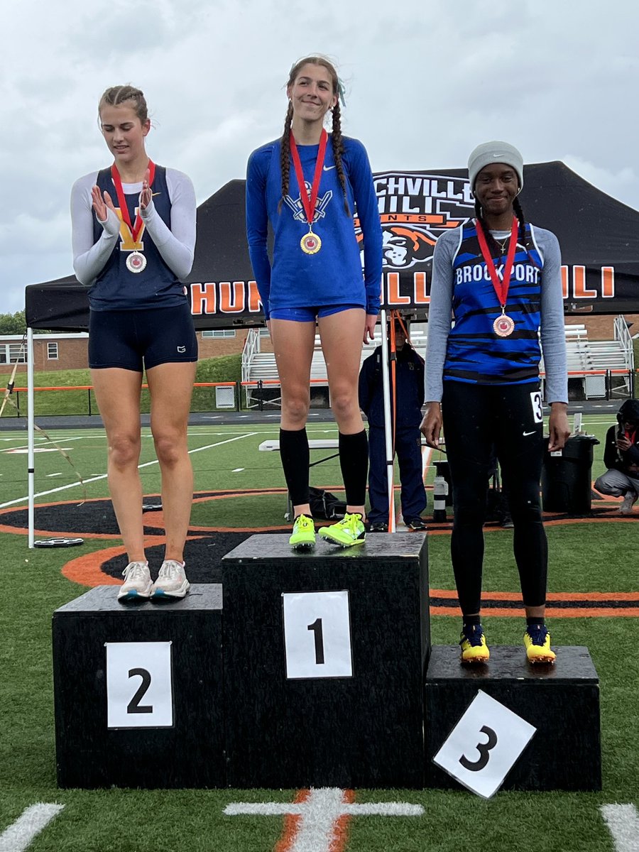 BrockportTrack's tweet photo. Tyler Harris with a 3rd place finish in the Girls Pentathlon at the ⁦@MCPSAC⁩ Championships. https://t.co/qh7yJs2Tf0